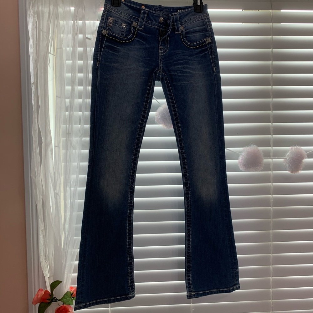 low rise miss me jeans